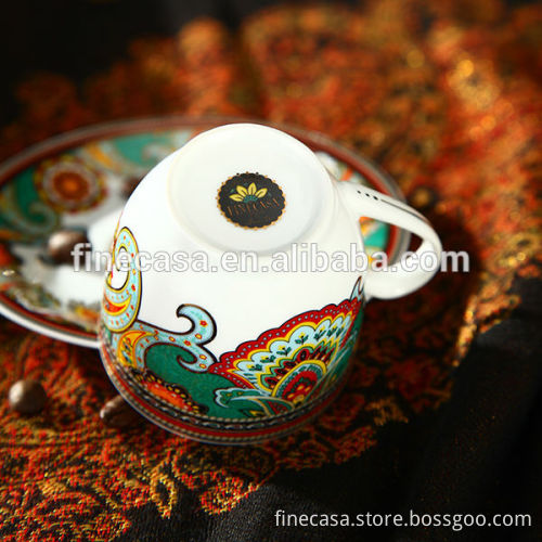 110CC Luxury Antique Coffee Cup of Paisley